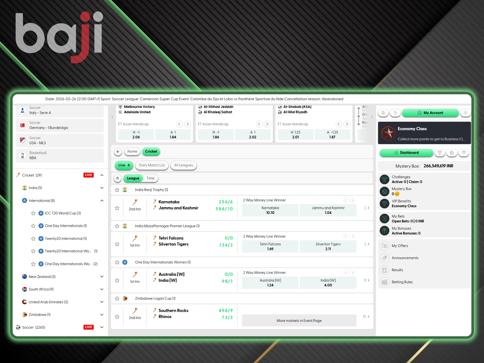 We've compiled the best tips for cricket betting for you on the Baji website.