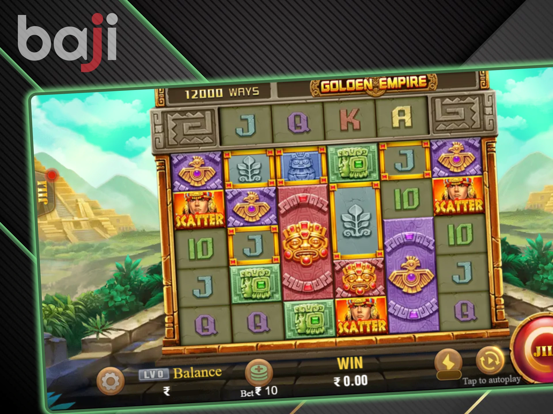 Bet management will help you win in the Golden Empire game.