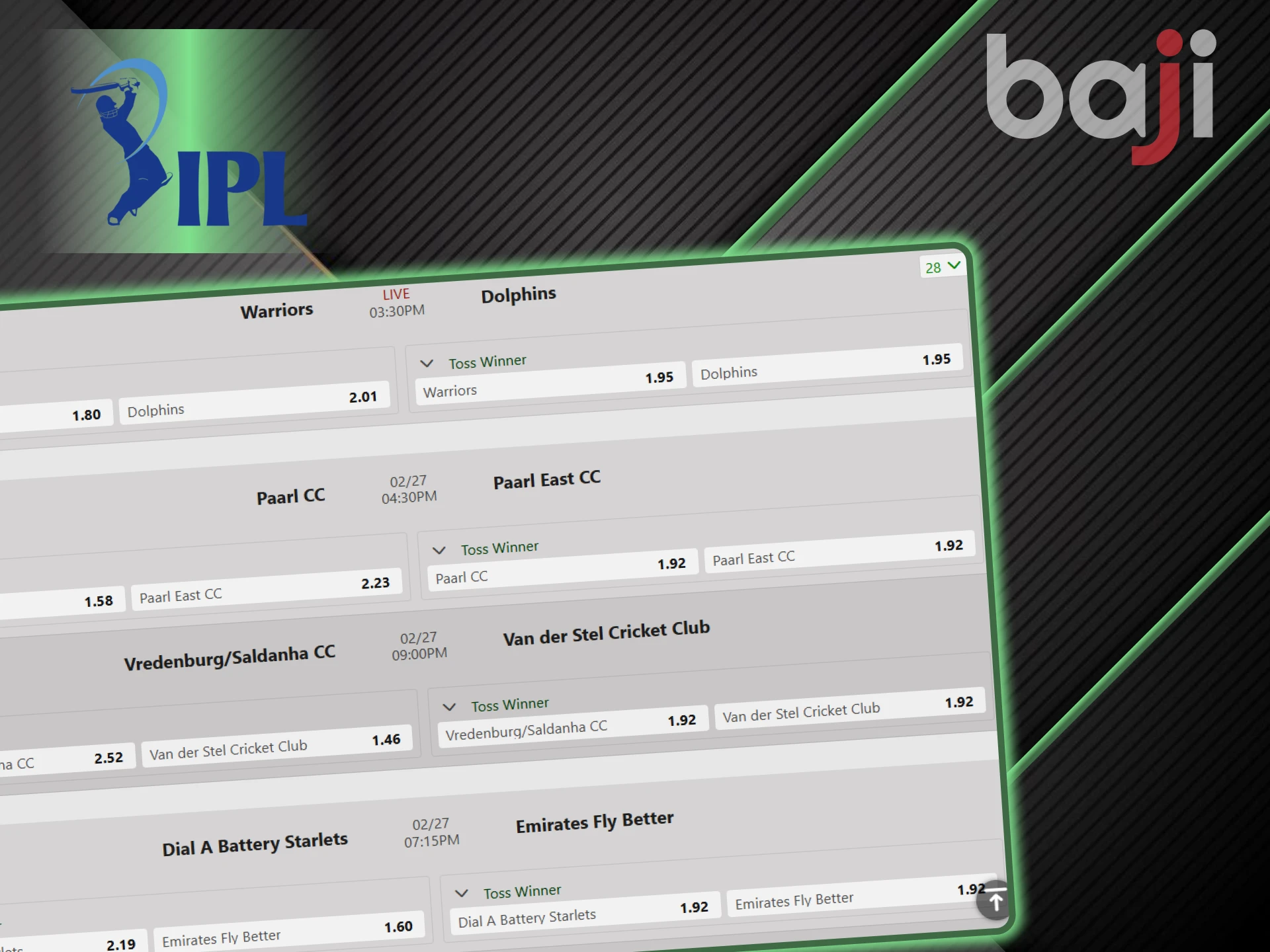 You can guess who will win the toss in one of the IPL matches from Baji.