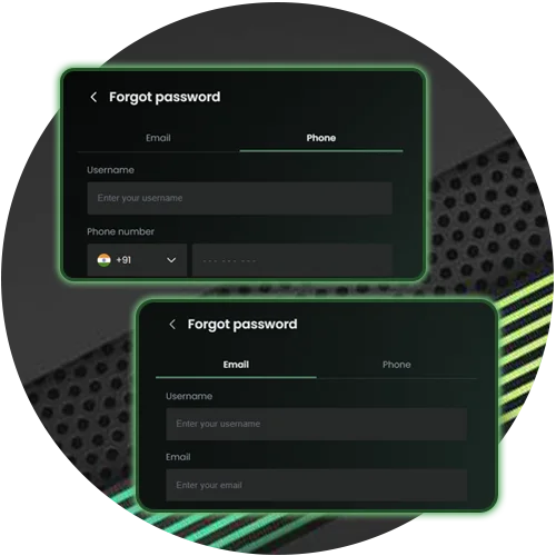 Reset your password via official Baji India website.