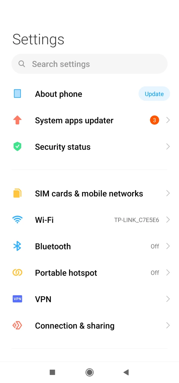 Go to your phone settings to install the Baji app for Android.
